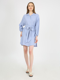 Платье мини Casalini модель 232-CA-1999-9_голубой Фото