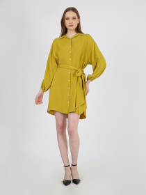 Платье мини Casalini модель 232-CA-1999-9_оливковый Фото