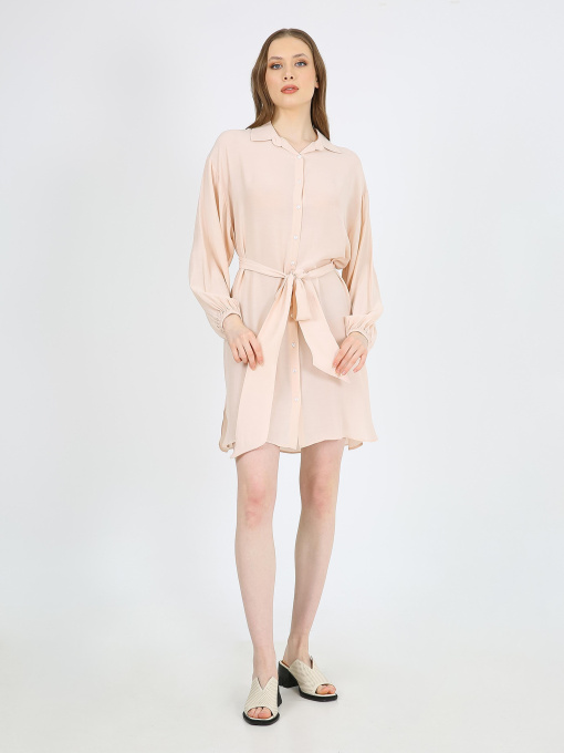 Платье мини Casalini модель 232-CA-1999-9_пудра Фото