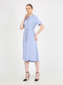 Платье миди Casalini модель 232-CA-1999-10_голубой Фото