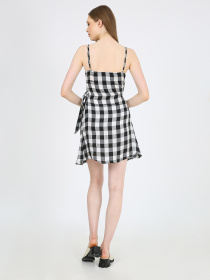 Платье мини Casalini модель 232-CA-1999-14_черный_белый Фото