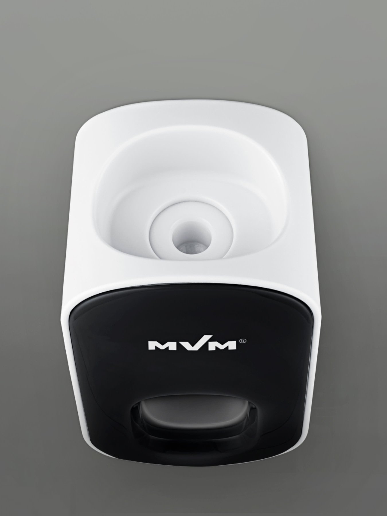 Тримач-диспенсер для зубної пасти клейкий чорний MBM MY HOME Модель BP-24 WHITE/BLACK Фото