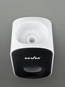 Тримач-диспенсер для зубної пасти клейкий чорний MBM MY HOME Модель BP-24 WHITE/BLACK Фото