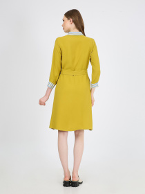 Платье мини Casalini модель 232-CA-1999-16_оливковый Фото