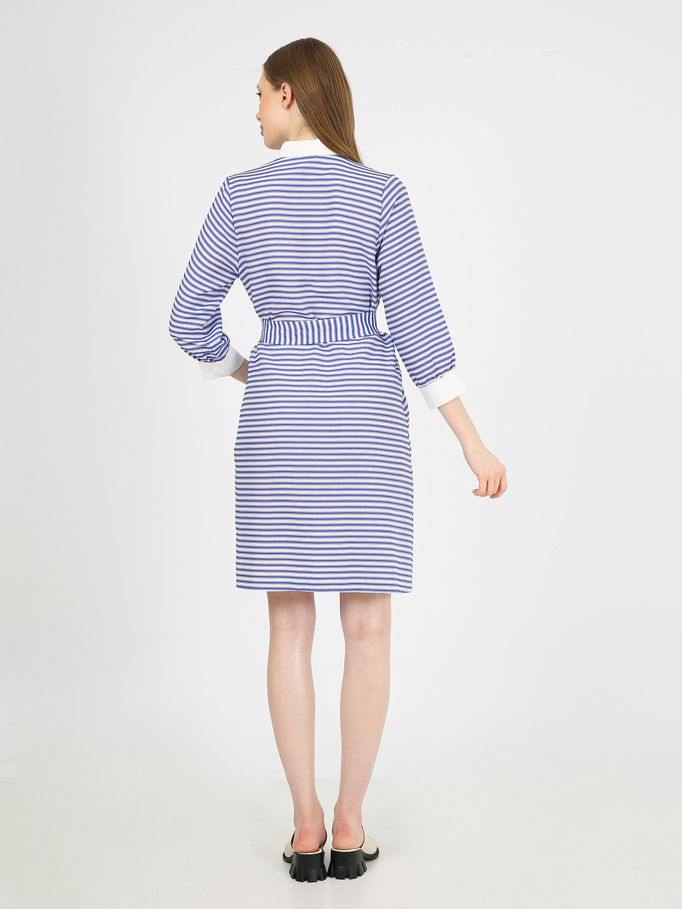 Сукня міні Casalini модель 232-CA-1999-16_синий_белый Фото