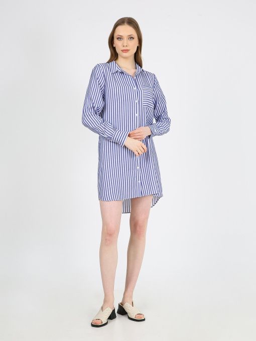 Сукня міні Casalini модель 232-CA-1999-17_белый_синий Фото