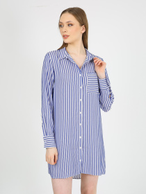 Сукня міні Casalini модель 232-CA-1999-17_белый_синий Фото