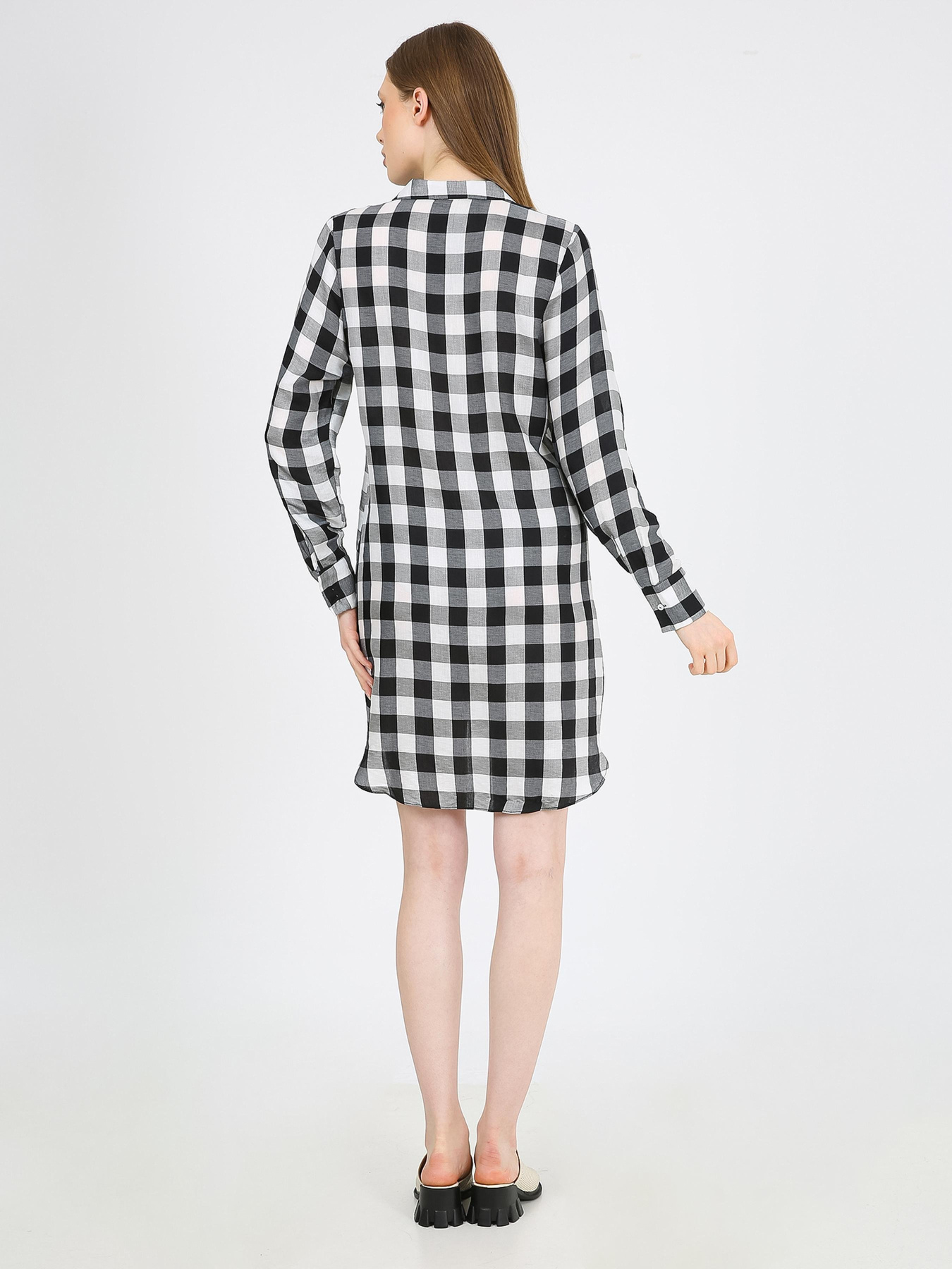 Платье мини Casalini модель 232-CA-1999-17_белый_черный Фото