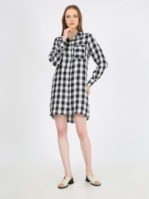 Сукня міні Casalini модель 232-CA-1999-17_белый_черный Фото