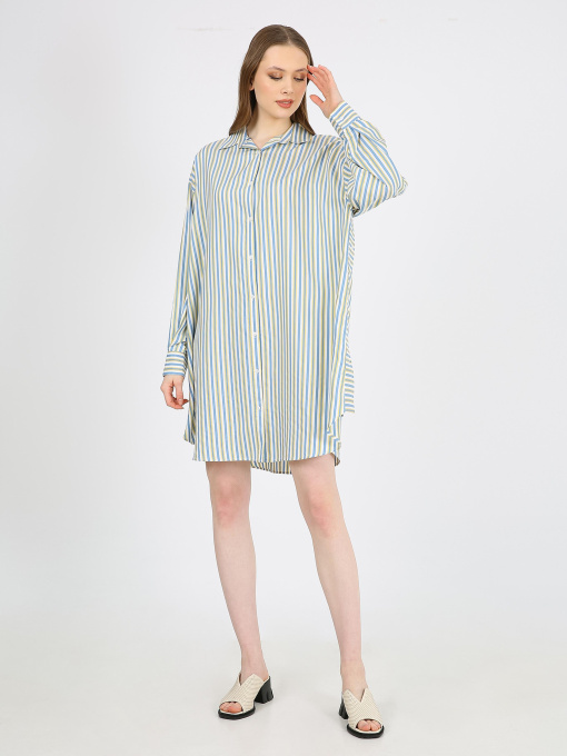 Платье мини Casalini модель 232-CA-1999-18_голубой Фото