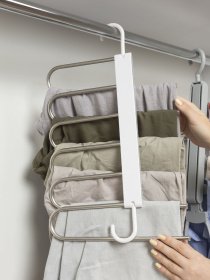 Вешалка-органайзер на 6 крючков MBM HOME модель ST-02 WHITE/GRAY Фото