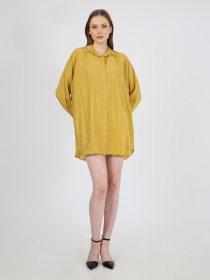 Туника Casalini модель 232-CA-2828_горчичный Фото