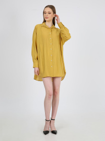 Туника Casalini модель 232-CA-2828_горчичный Фото