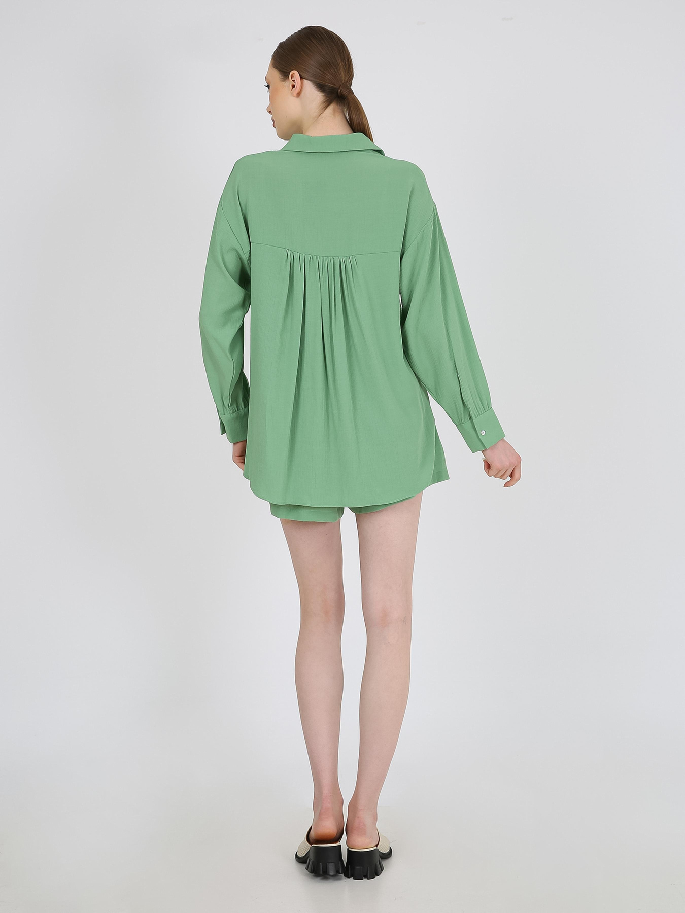 Рубашка повседневная Casalini модель 242-CA-2999-203_зеленый Рубашка повседневная Casalini модель 242-CA-2999-203_зеленый Фото