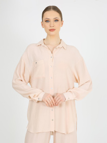 Сорочка Casalini модель 242-CA-2999-211_пудровый Фото