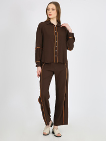 Рубашка Casalini модель 242-CA-2999-213_коричневый Фото