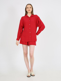 Шорты Casalini модель 242-CA-4294_бордовый Фото