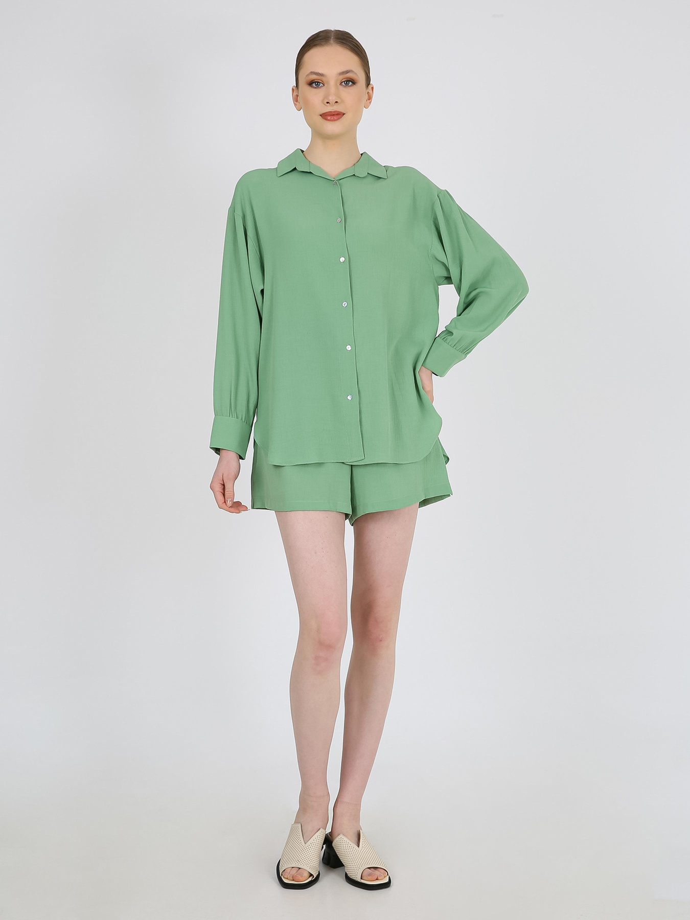 Повсякденні шорти Casalini модель 242-CA-4294_зеленый Фото