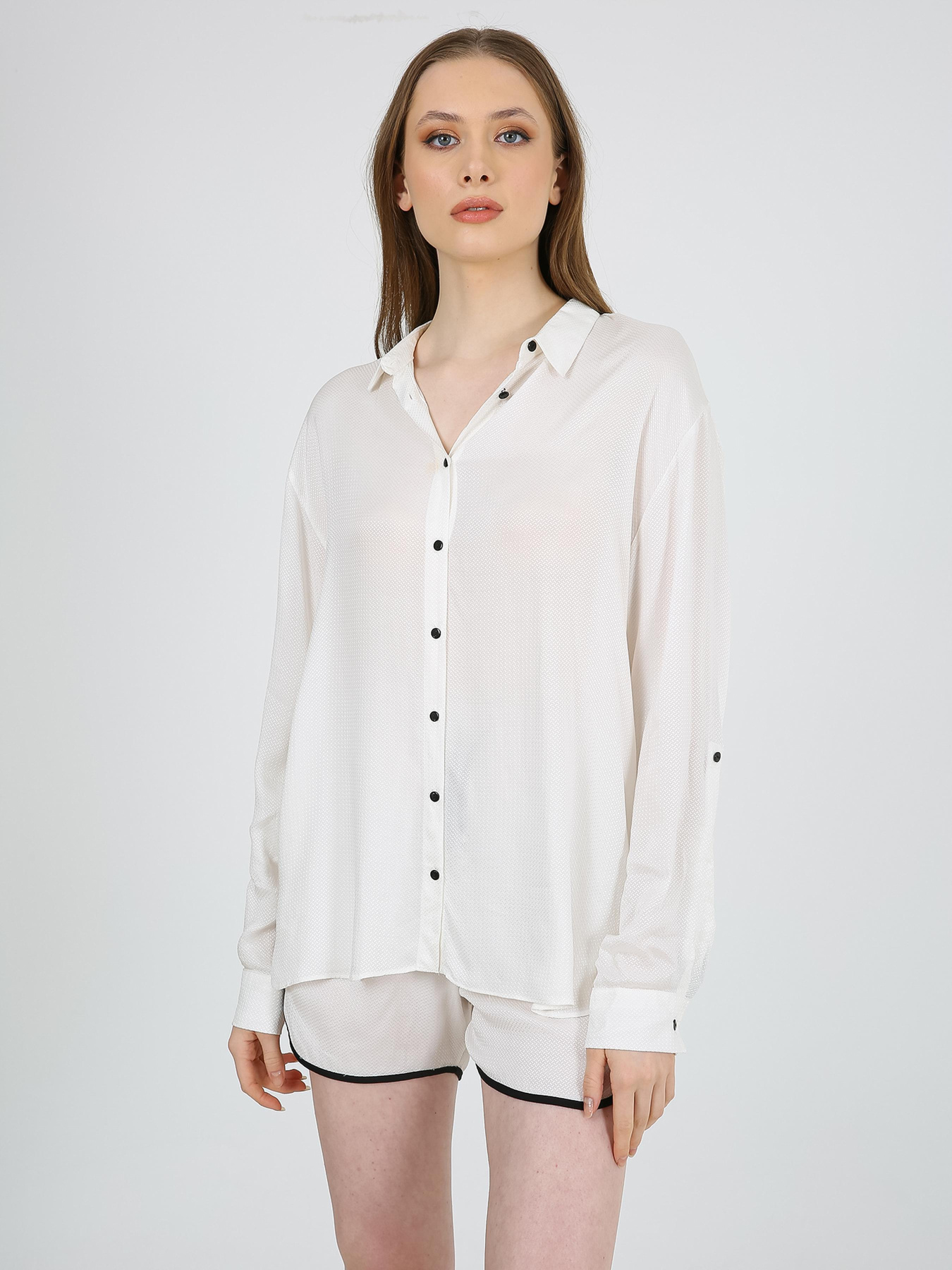 Повсякденні шорти Casalini модель 242-CA-4295_белый_черный Повсякденні шорти Casalini модель 242-CA-4295_белый_черный Фото