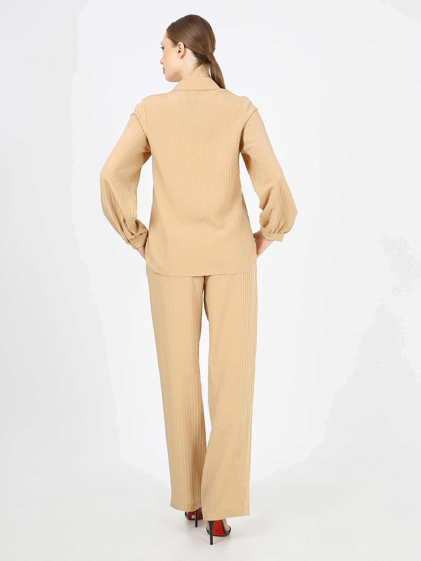 Брюки палаццо Casalini модель 242-CA-4301_бежевый Фото