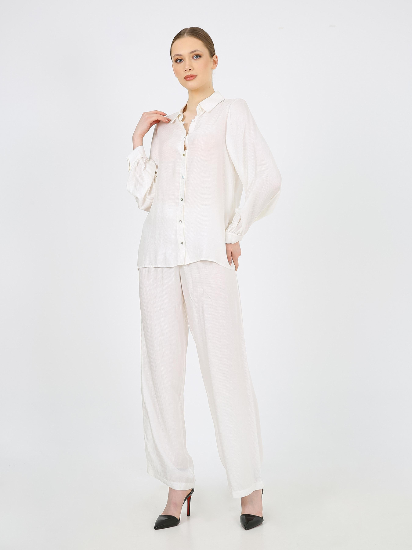 Палаццо Casalini модель 242-CA-4301_белый Палаццо Casalini модель 242-CA-4301_белый Фото