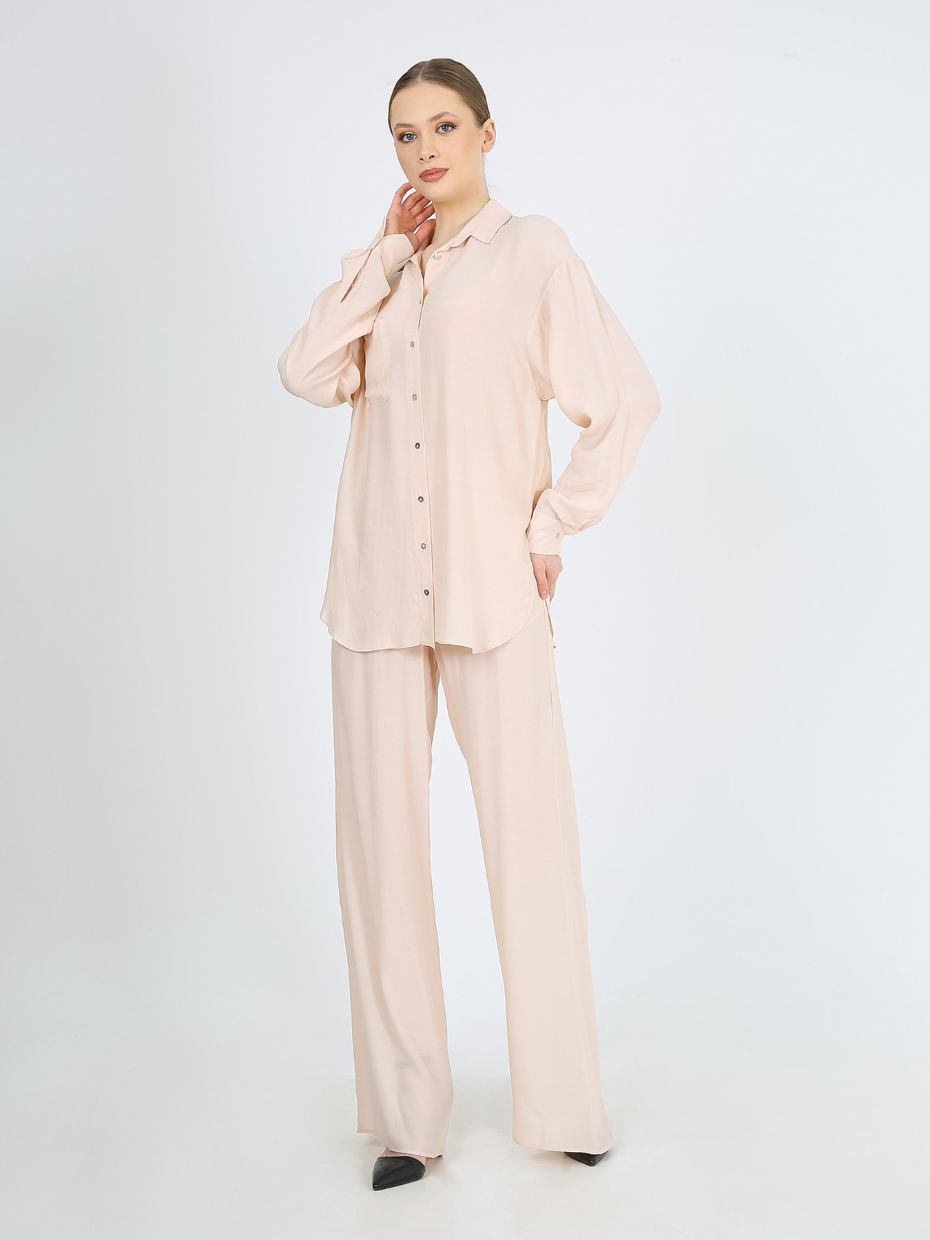 Палаццо Casalini модель 242-CA-4302_пудра Фото