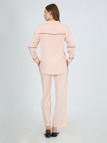 Штани повсякденні Casalini модель 242-CA-4304_пудра Фото