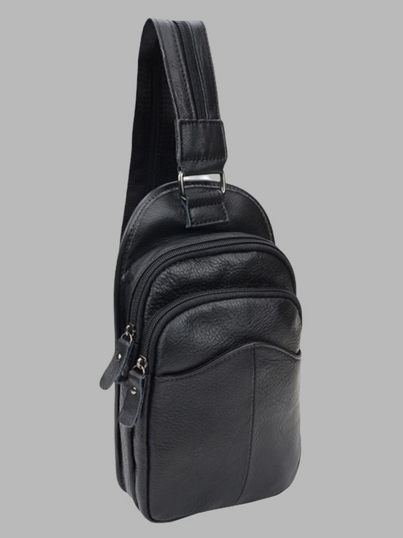 Рюкзак Borsa Leather модель 1ta1003m-black Фото