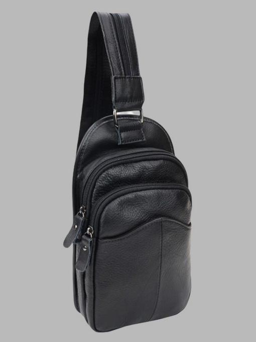 Повсякденний рюкзак Borsa Leather модель 1ta1003m-black Фото