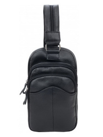 Повсякденний рюкзак Borsa Leather модель 1ta1003m-black Фото