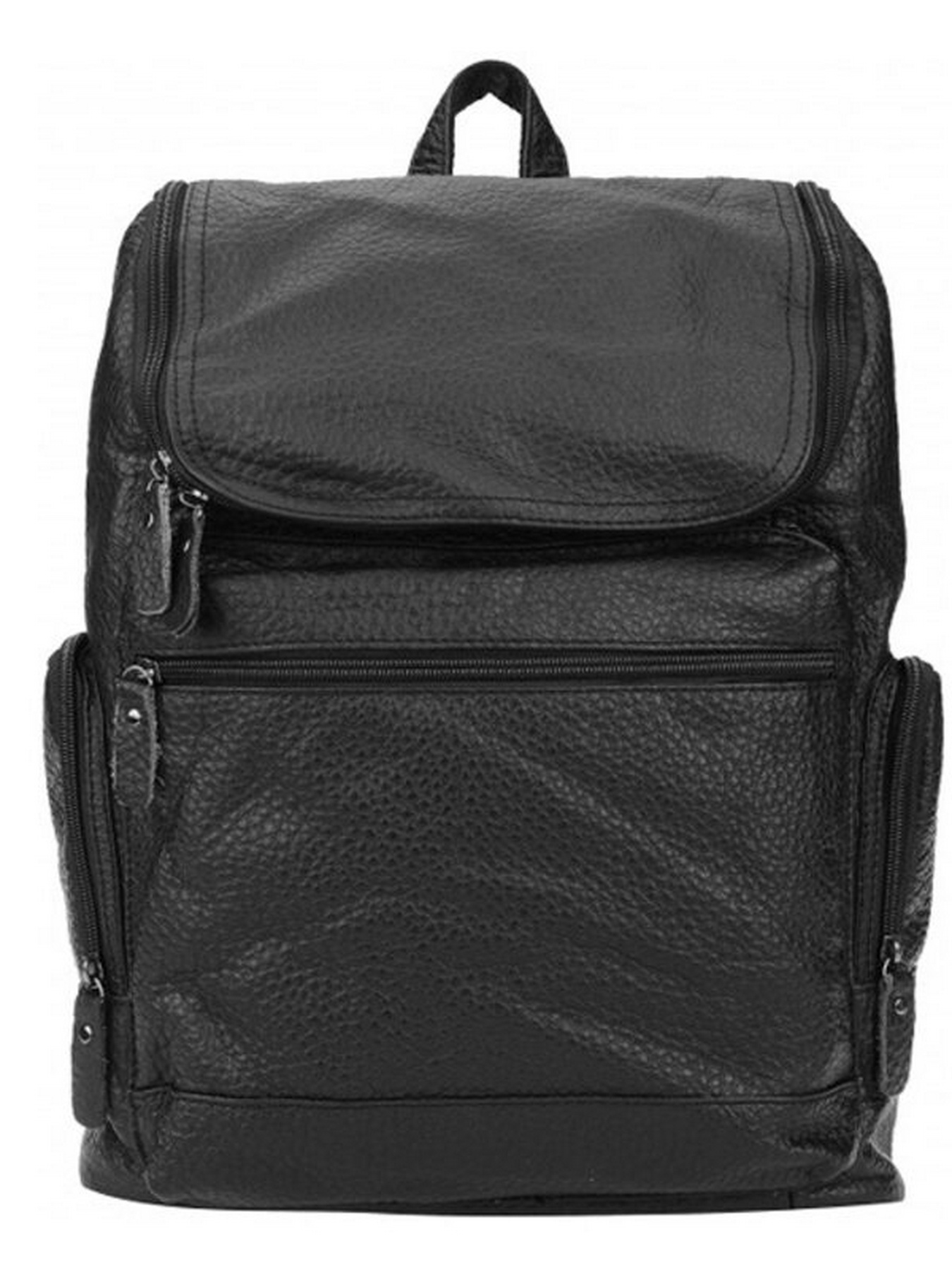 Рюкзак Borsa Leather модель 1t1017m-black Фото