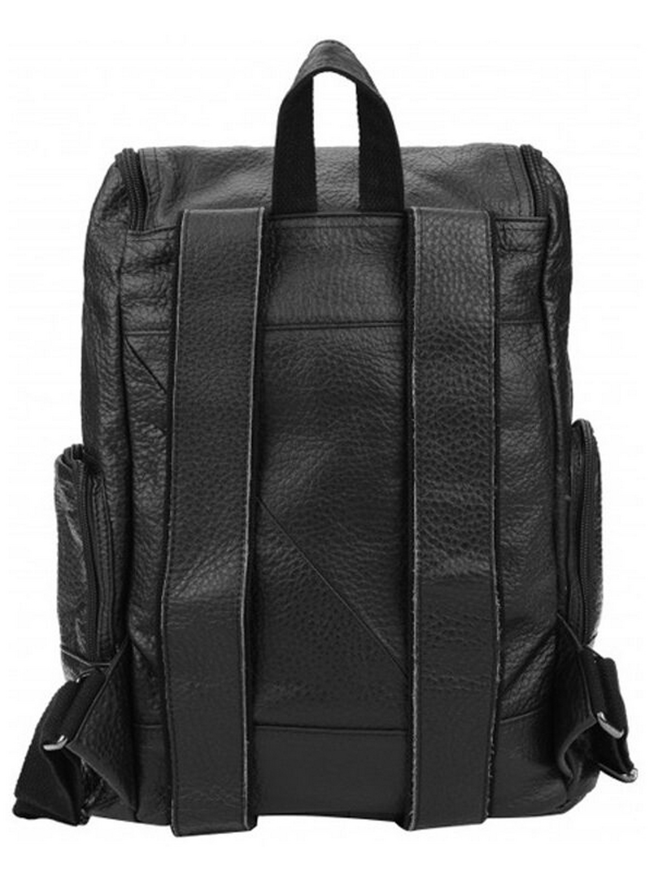 Повсякденний рюкзак Borsa Leather модель 1t1017m-black Фото