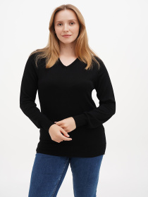 Джемпер Sassofono модель A271-SF-1409_черный Джемпер Sassofono модель A271-SF-1409_черный Фото