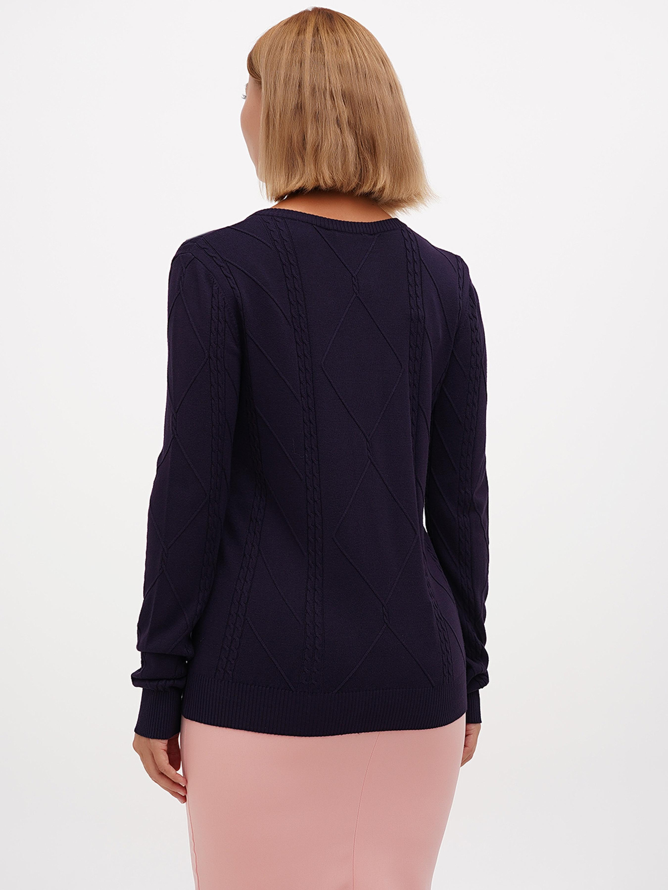 Джемпер Sassofono модель A271-SF-1412_темно_синий Фото