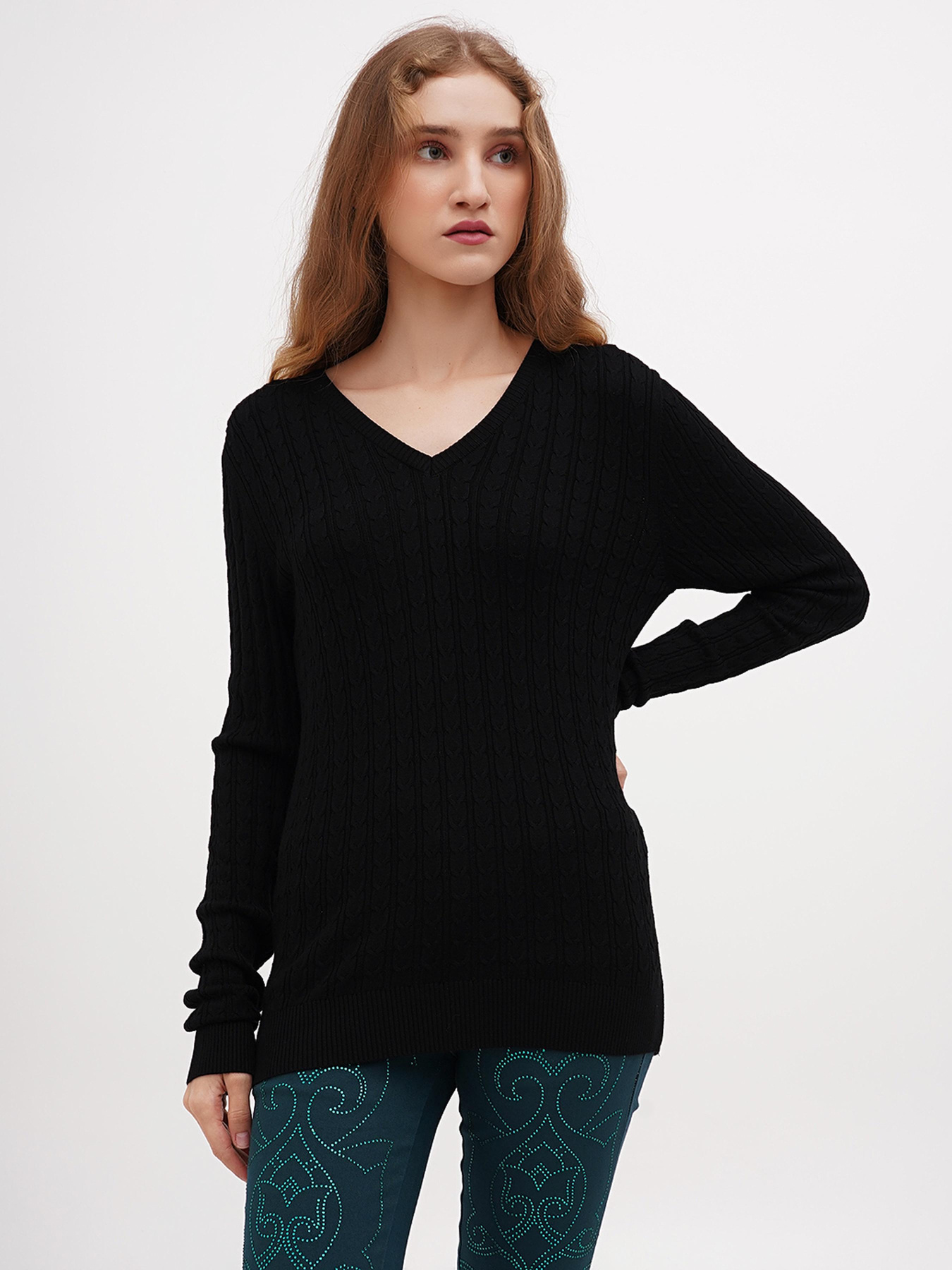 Джемпер Sassofono модель A271-SF-1414_черный Фото