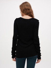 Джемпер Sassofono модель A271-SF-1414_черный Фото