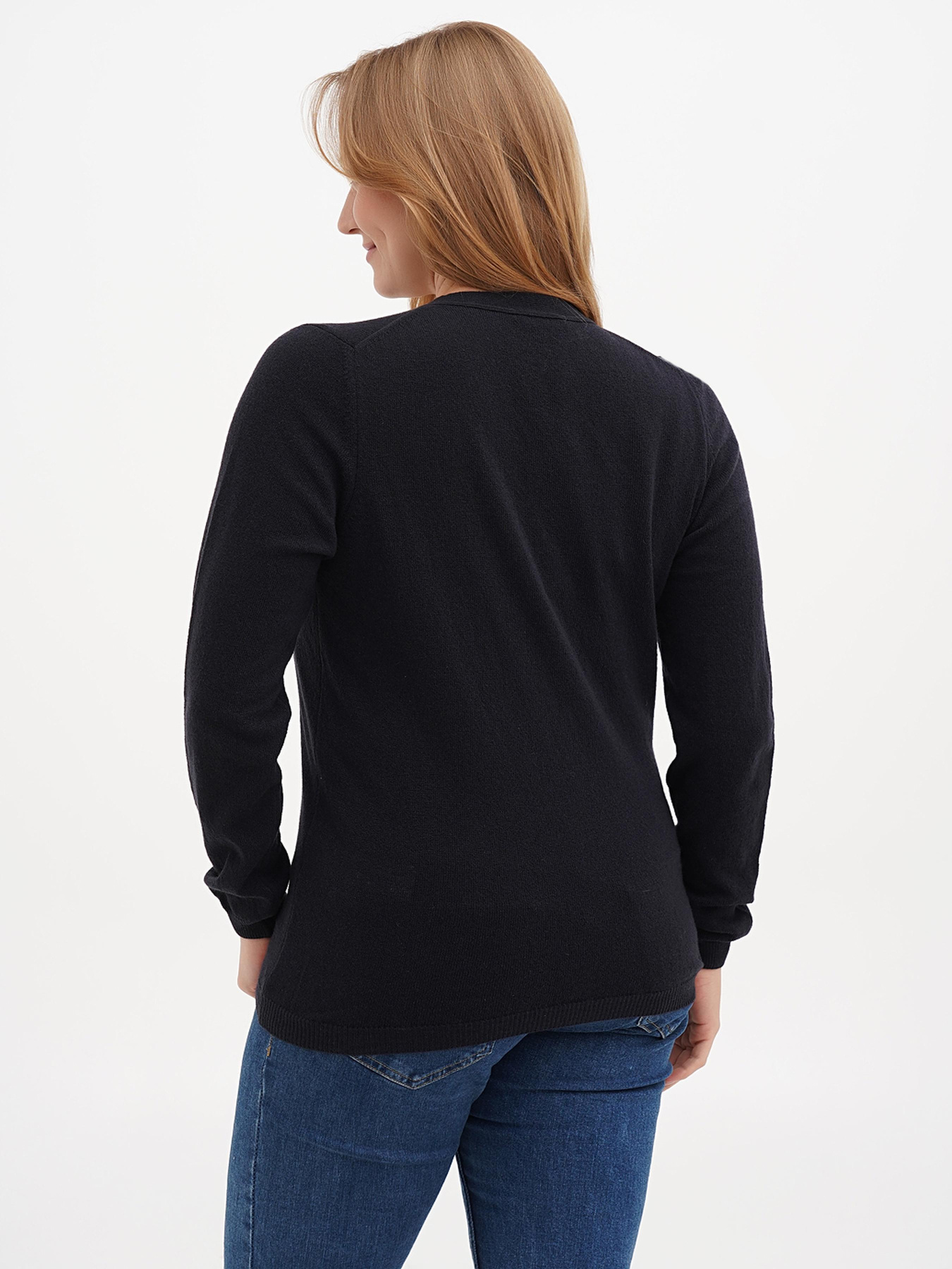 Кардиган Sassofono модель A271-SF-1403_темно_синий Фото