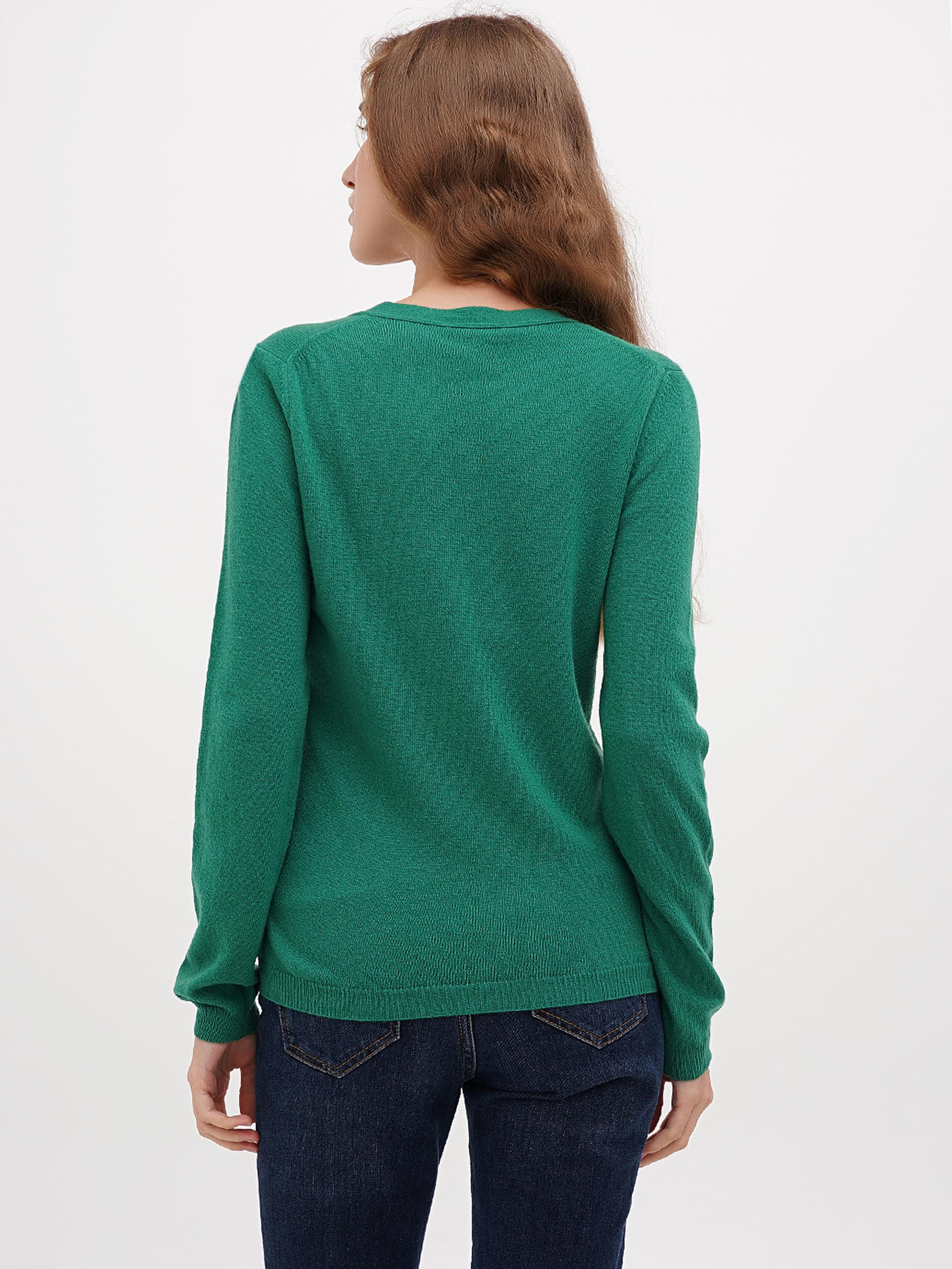 Кардиган Sassofono модель A271-SF-1403_зеленый Фото