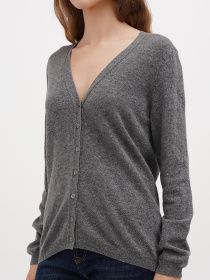 Кардиган Sassofono модель A271-SF-1403_серый Фото