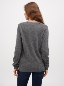 Кардиган Sassofono модель A271-SF-1403_серый Фото