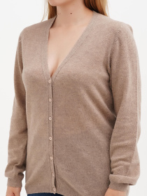 Кардиган Sassofono модель A271-SF-1403_бежевый Фото