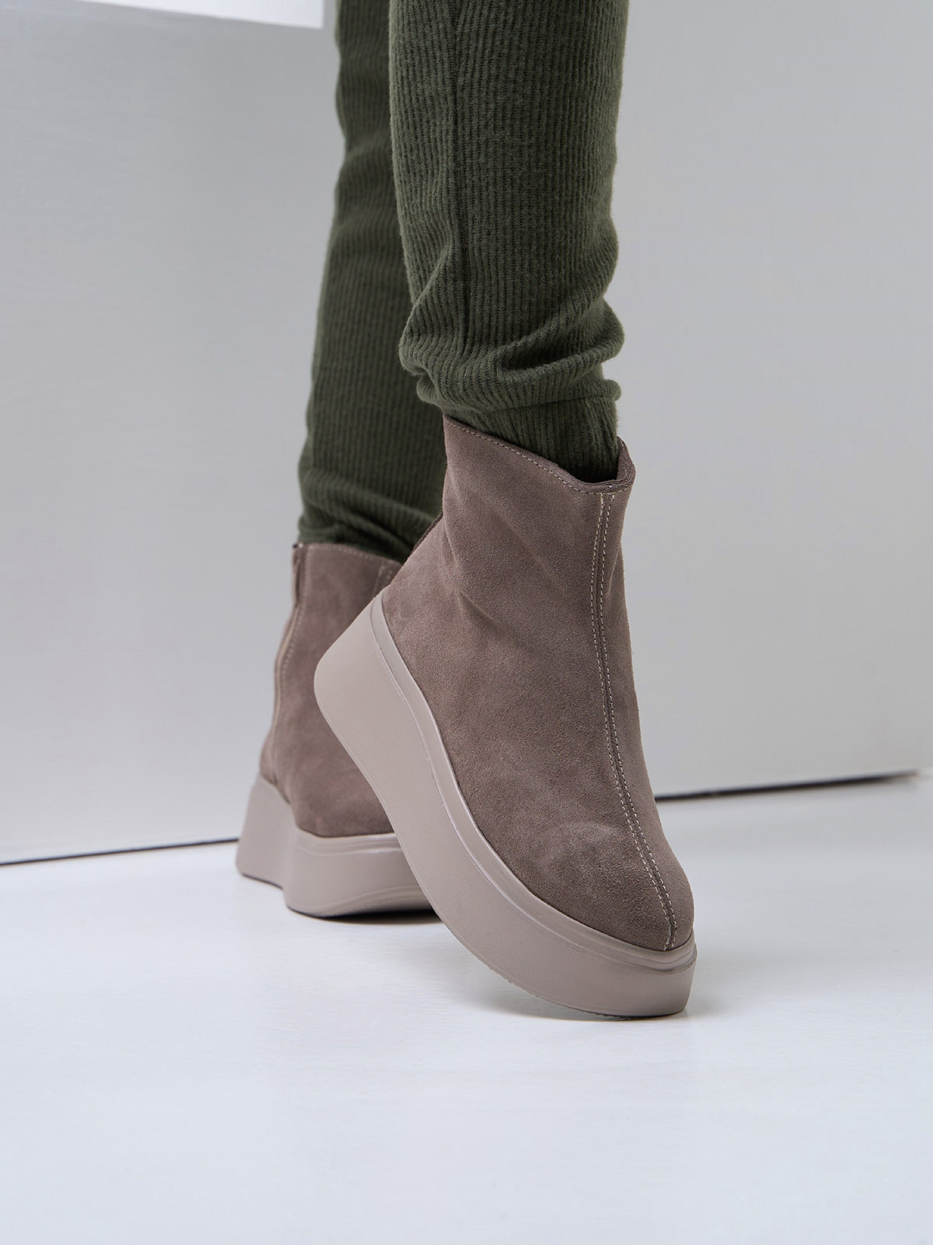 Ботинки ISSA Plus модель OB2-501_бежевый Фото