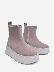 Ботинки ISSA Plus модель OB2-501_бежевый Ботинки ISSA Plus модель OB2-501_бежевый Фото