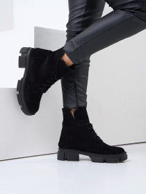 Ботинки ISSA Plus модель OB2-505_черный Фото