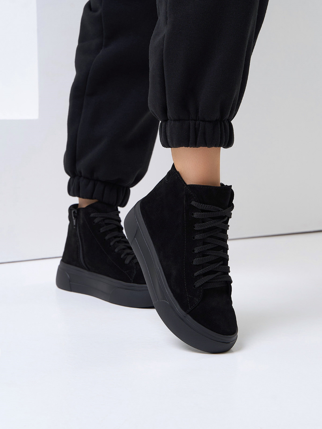 Ботинки ISSA Plus модель OB2-506_черный Фото