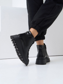 Ботинки ISSA Plus модель OB2-513_черный Фото