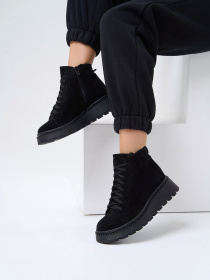 Ботинки ISSA Plus модель OB2-514_черный Фото