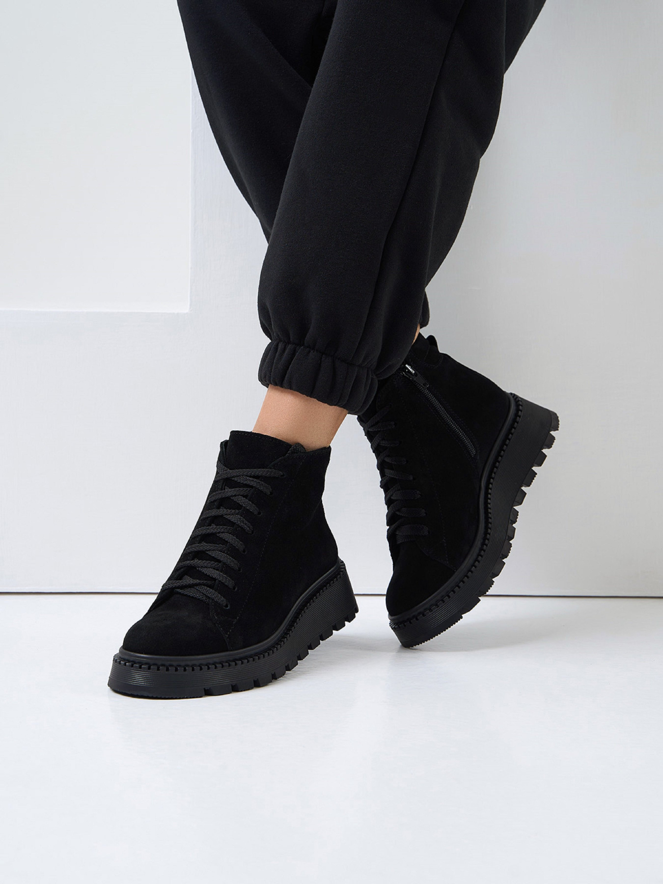 Черевики ISSA Plus модель OB2-514_черный Фото