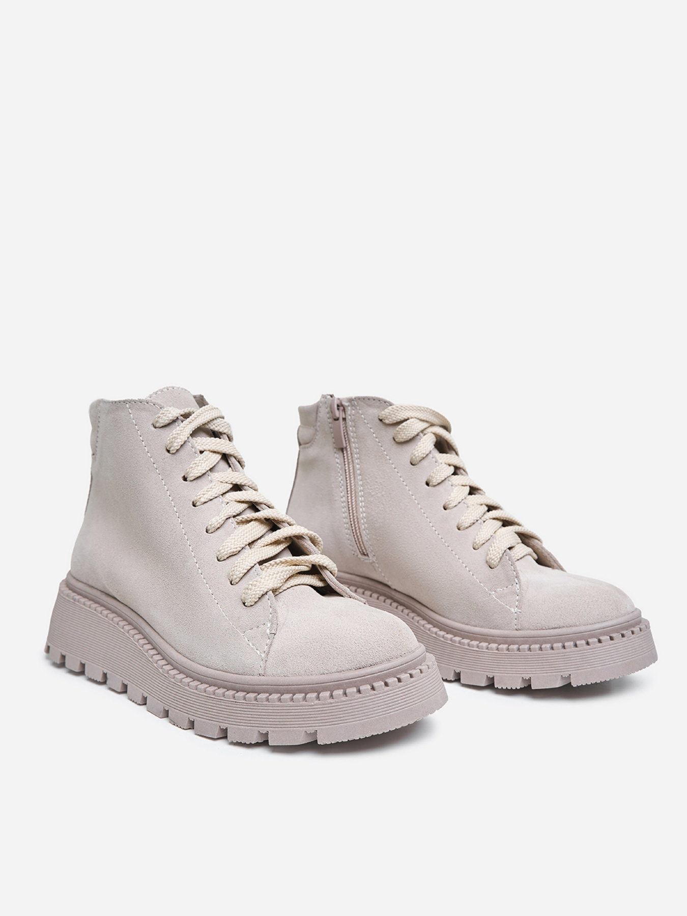 Ботинки ISSA Plus модель OB2-514_бежевый Фото