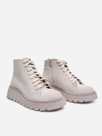 Ботинки ISSA Plus модель OB2-514_бежевый Фото